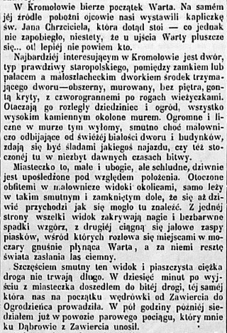Kilka kartek z wycieczki po kraju, 1862, Kromołów..jpg