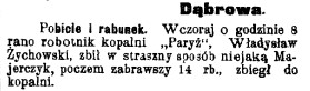 pobicie i rabunek w Dabrowie Górniczej, G.Cz.138, 1907 r..jpg