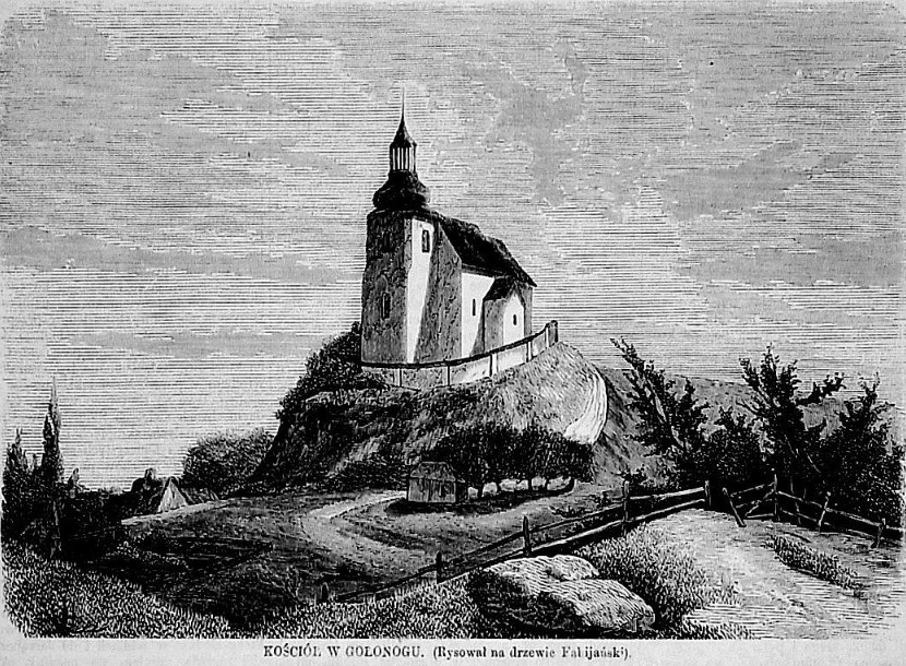 Kościół w Gołonogu, 1862 r..jpg