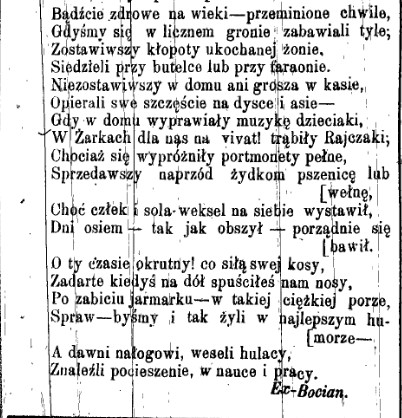 Faustyn Świderski na temat jarmarku żareckiego, Gaz.Kiel. 47, 1877 r., cz.4.jpg