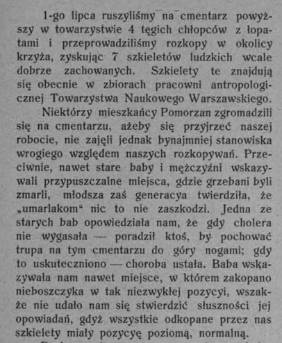 Cmentarz w Pomorzanach, Ziemia nr 18, 1912 r., cz.2.jpg