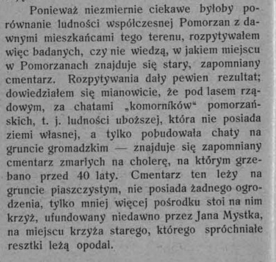 Cmentarz w Pomorzanach, Ziemia nr 18, 1912 r., cz.1.jpg