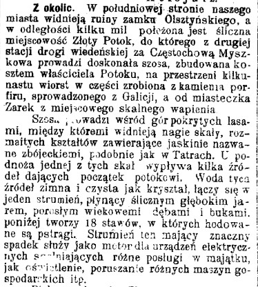 droga Myszków-Złoty Potok, G.Cz.251, 1907.jpg