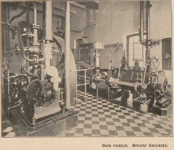 Browar Sercarza w Będzinie, Sala Maszyn, Świat, 22, 1911 r..jpg