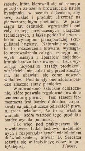 Browar Sercarza w Będzinie, Świat, 22, 1911 r, cz.3.jpg