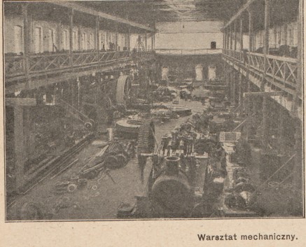 Poręba, warsztat mechaniczny, Świat, 23, 1911 r..jpg