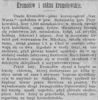 Kromołów i sukna kromołowskie, Tydz.Piotr. 22, 1894 r., cz.1.jpg