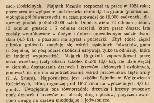 sad w Mzurowie, Stosunki rolnicze powiatów będzińskiego i zawierckiego, 1929, cz.2.jpg