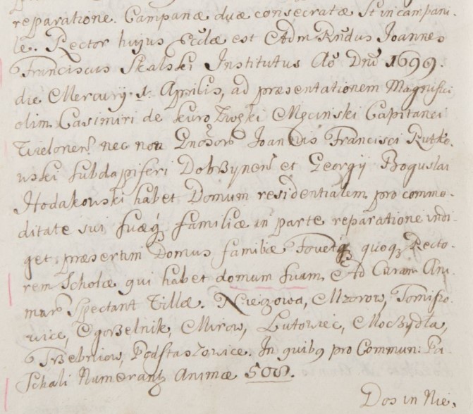 wizytacja parafii dekanatu lelowskiego, 1711 r. cz.4.jpg