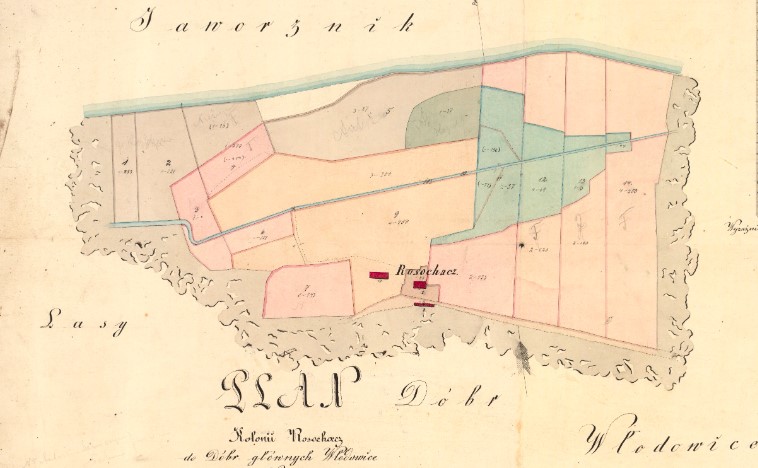 Plan kolonii Rosochacz, 1868 r., cz.2.jpg