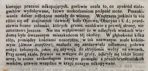 jaskinia z kośćmi zwierząt, Bibl. Warsz. 1853, cz.2.jpg