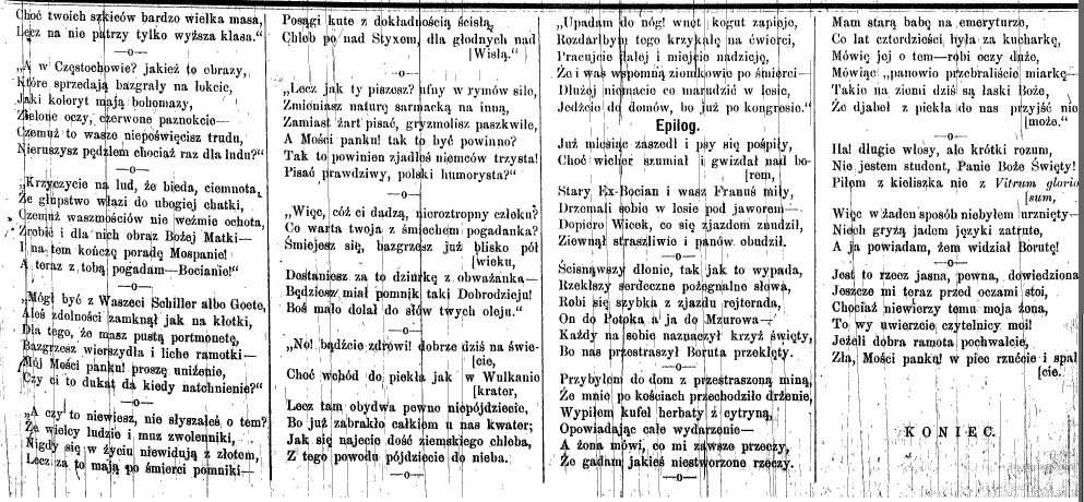 Spotkanie Świderski-Kostrzewski, Gazeta Kiel. 1885, nr 81, cz.3.jpg