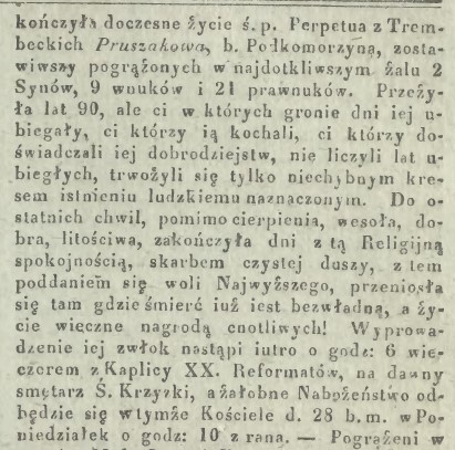 nekrolog, Perpetua Pruszakowa, K.Warsz. 138, 1938 r., cz.2.jpg