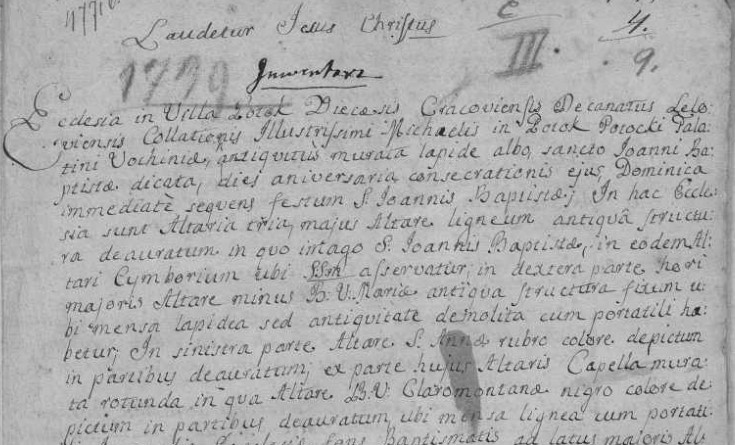 Inwentarz parafii Potok, 1739 r., cz.1.jpg