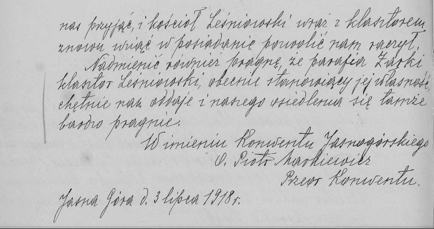 O. Piotr Markiewicz do bpa Augustyna Łosińskiego, 1918 r., cz.3.jpg