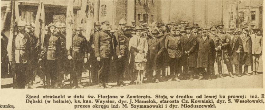 Zjazd strażacki w Zawierciu, K.Z.BTDI 15, 1927 r..jpg