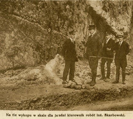 Widoki wzdłuż nowej drogi Olkusz-Skała, K.Z.BTDI 35, 1927 r., cz.5.jpg
