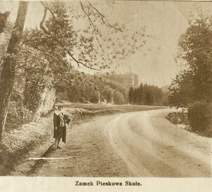 Widoki wzdłuż nowej drogi Olkusz-Skała, K.Z.BTDI 35, 1927 r., cz.1.jpg
