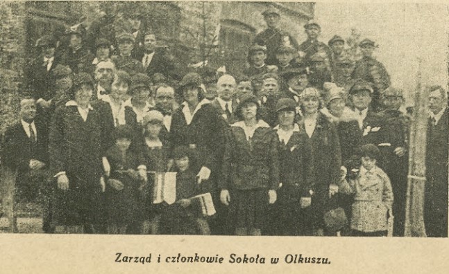 Członkowie Sokoła w Olkuszu, K.Z.TDI 20, 1930 r..jpg