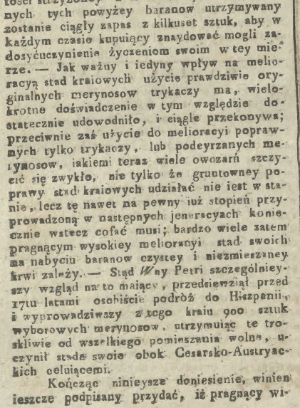 O sprzedaży oryginalnych merynosów, G.K.W. i Z., 15, 1820 r., cz.3.jpg