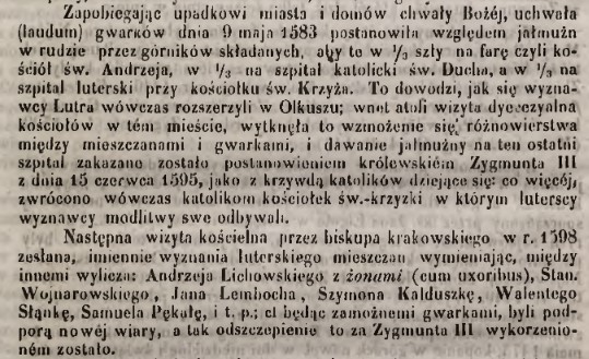 Kościoły olkuskie, Bibl.Warsz. 4, 1852 r..jpg